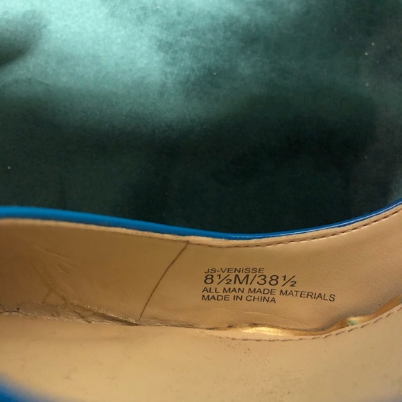 Jessica Simpson Blue Ombré Platform Heels 8.5 - Picture 5 of 8